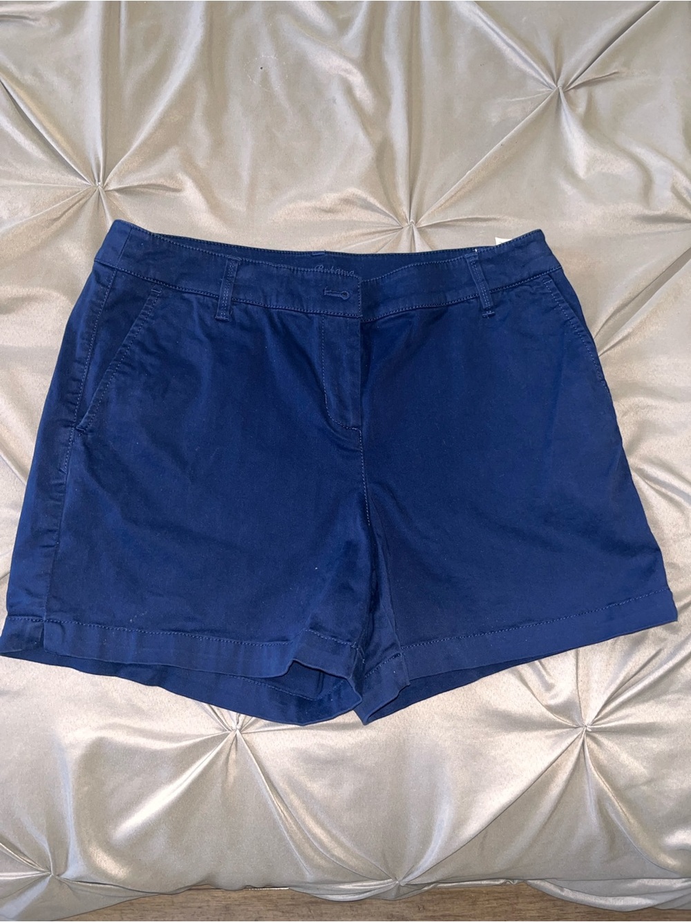 Tommy Bahama Navy Cotton Bermuda Shorts